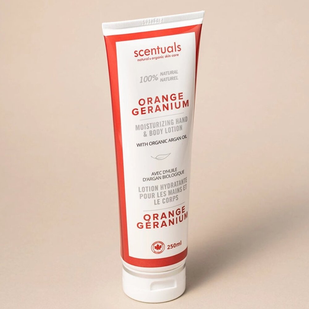 Scentuals Orange & Geranium Moisturizing Hand & Body Lotion